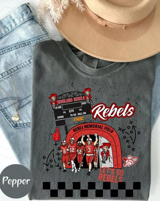 Rebel stadium tee