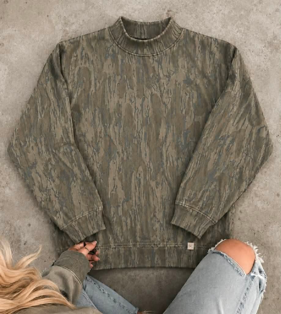 Southern Girl Bottom Camo {Moc Neck ONLY} Youth & Adult Pre order Delivering to you late AUGUST mid SEPT SC Custom Piece