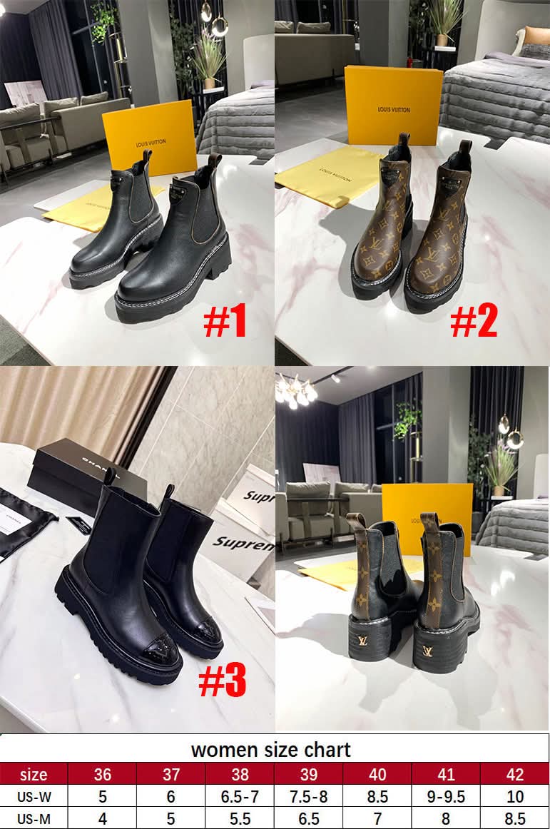 Vee leather boot
