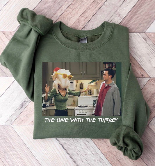 The one with the turkey  ADULT & YOUTH TEE OR PULLOVER