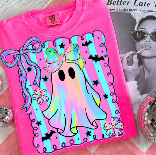 Watercolor Ghost Comfort Color Tee