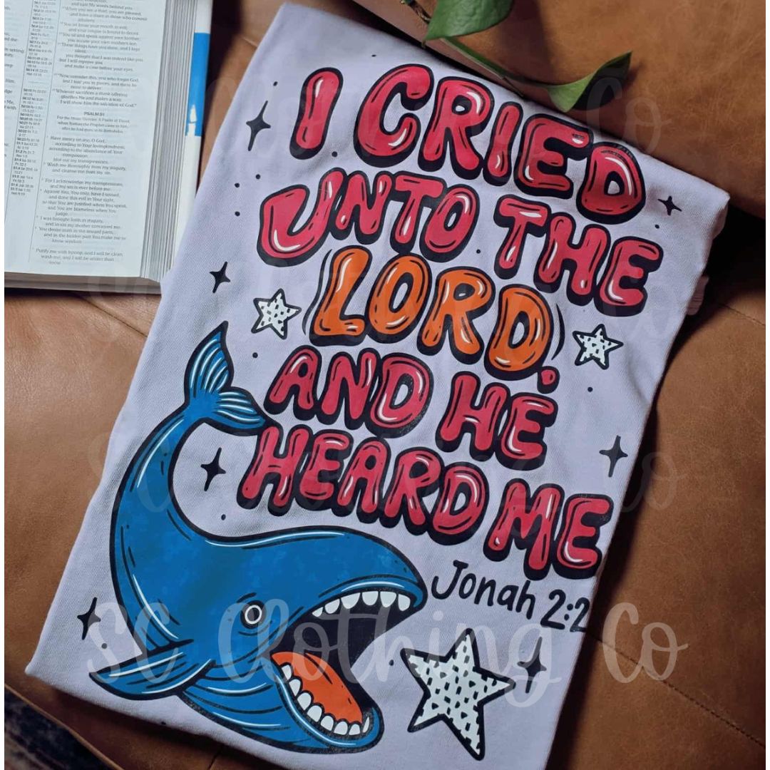 I cried unto the lord Comfort Color Tee