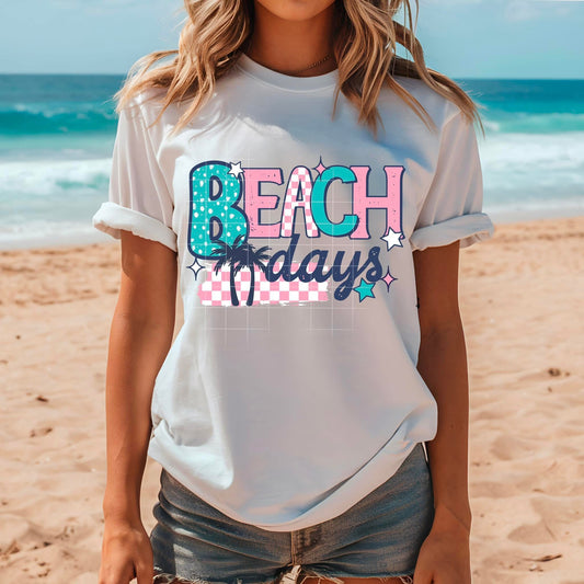 Beach days ADULT TEE OR PULLOVER