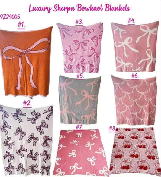 Bow blankets