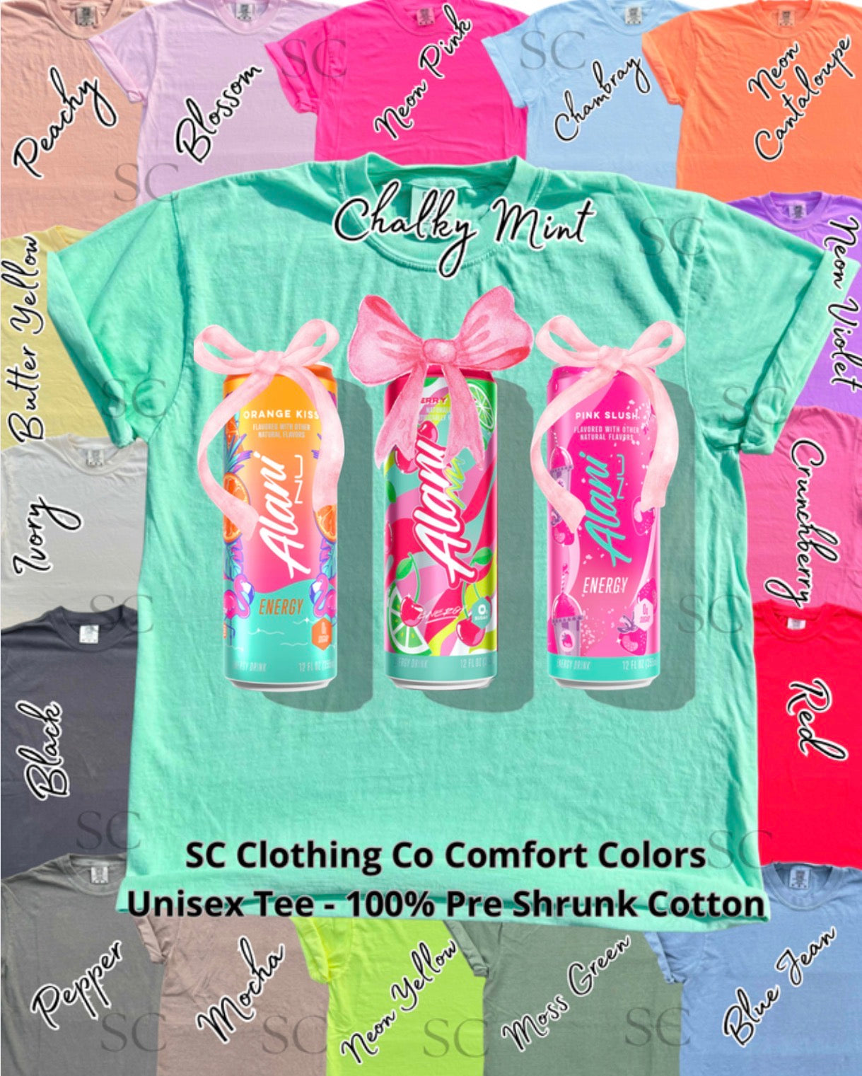 Coquette Energy Trio Comfort Colors Tee