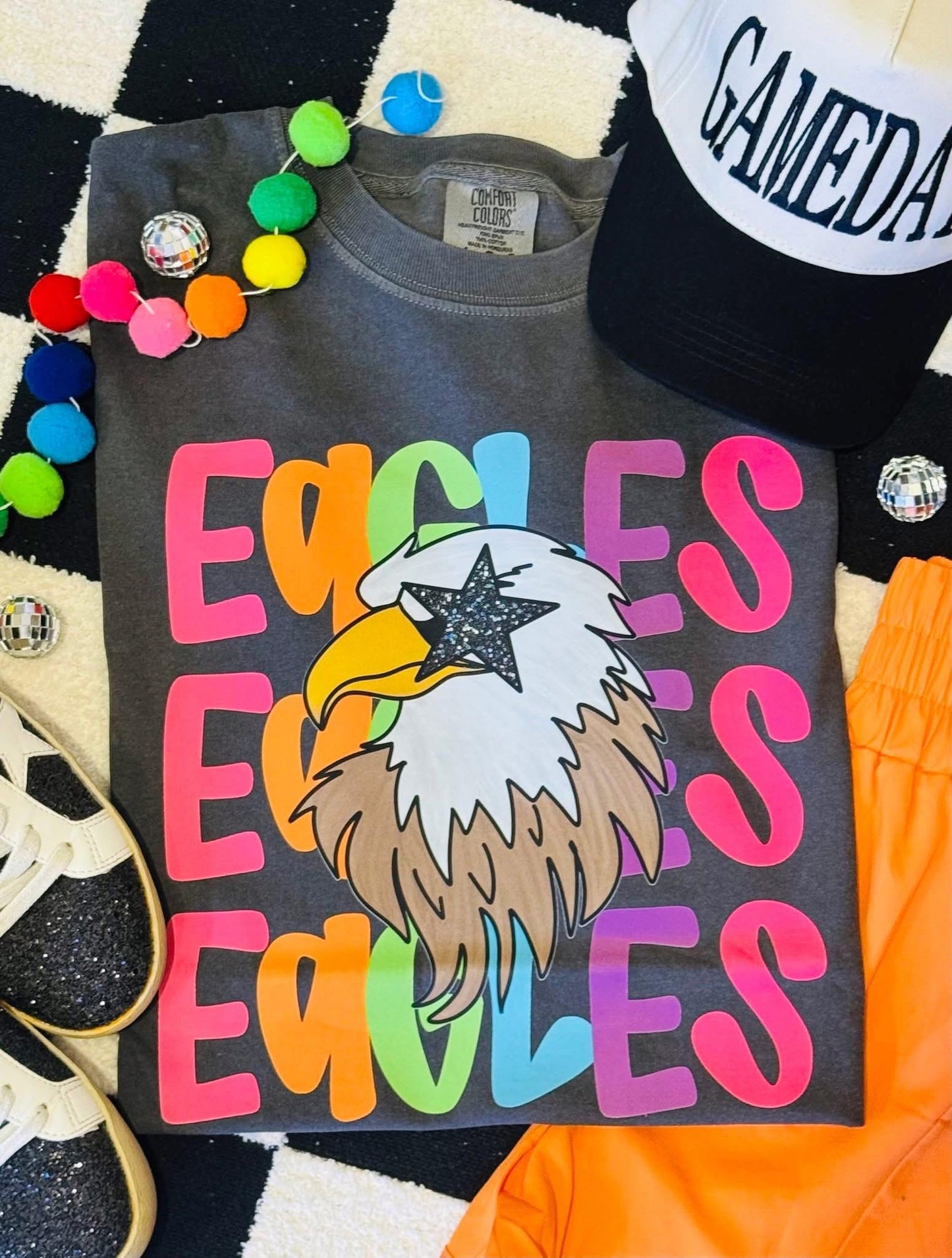 Colorful Mascot ADULT TEE OR PULLOVER