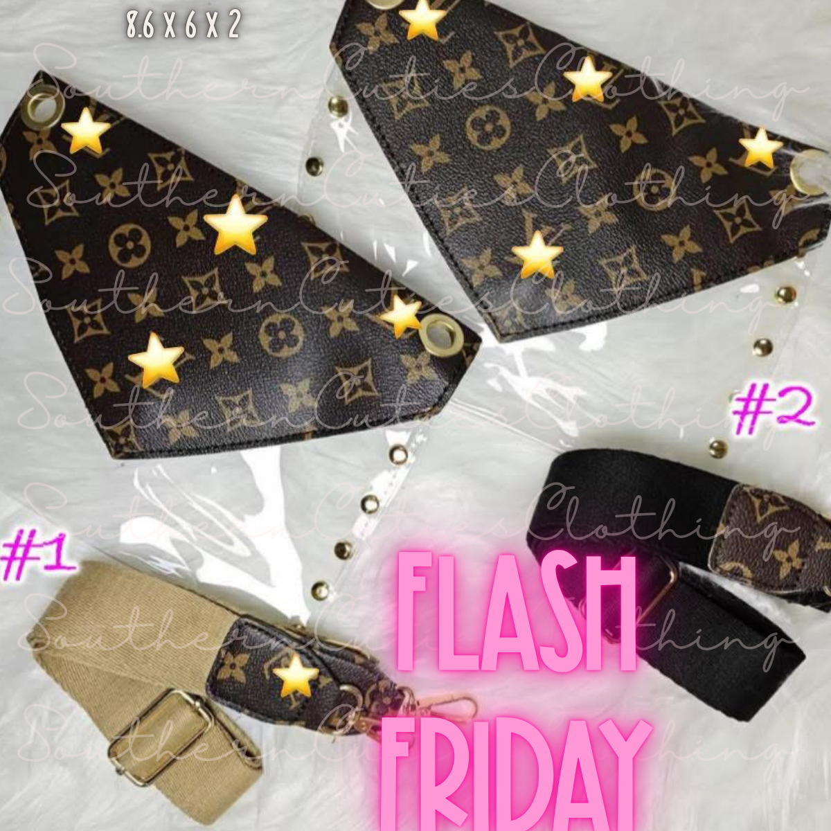 Clear stadium vee bag