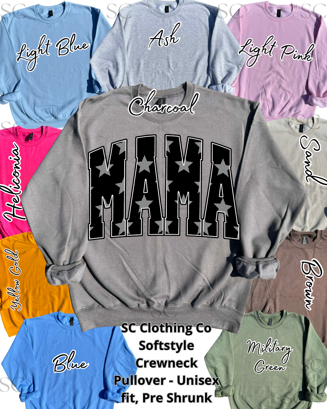 Mama Stars Pullover
