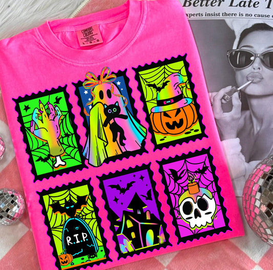 Vibrant Halloween Gallery Comfort Color Tee