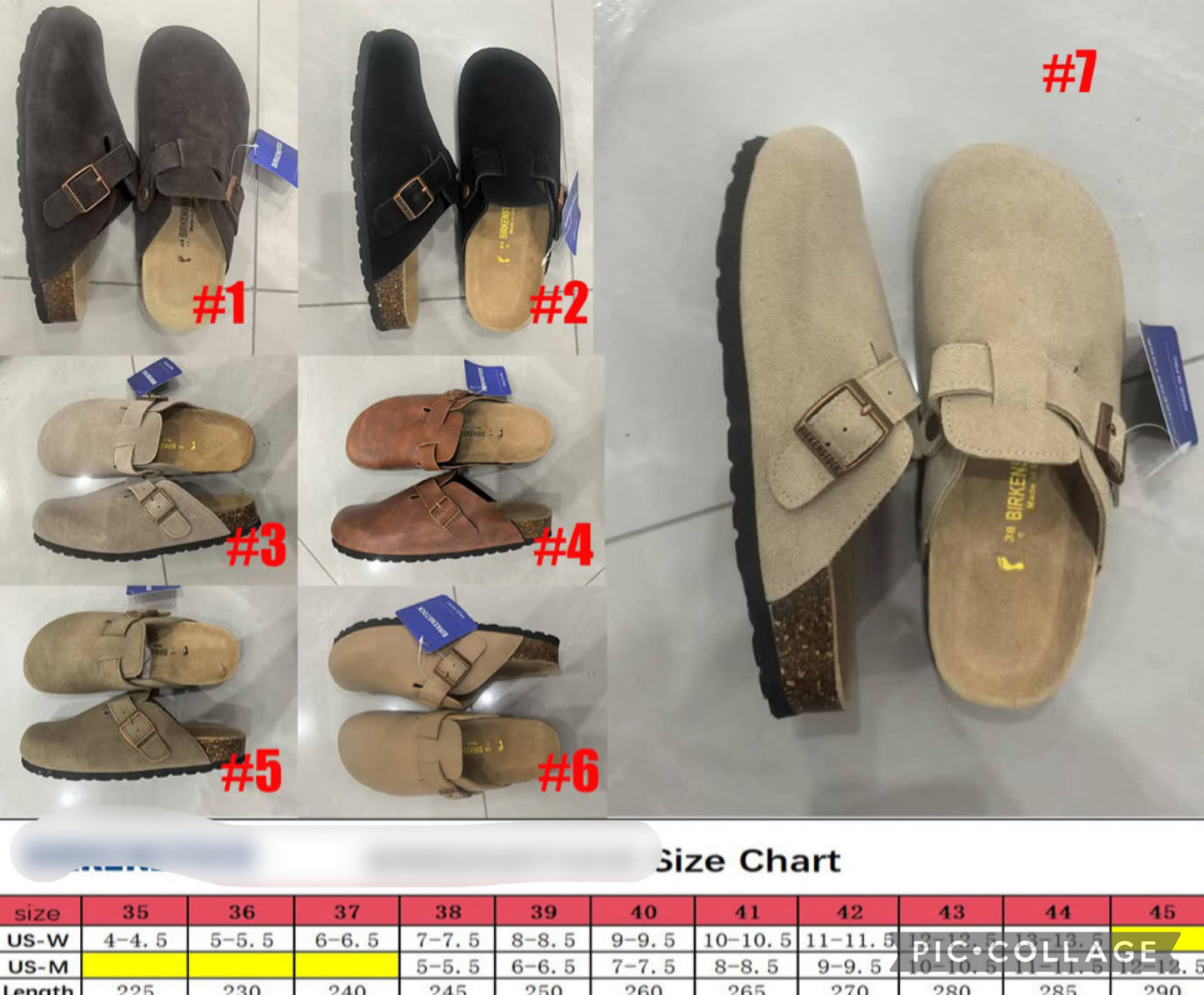 Birk clogs new colors