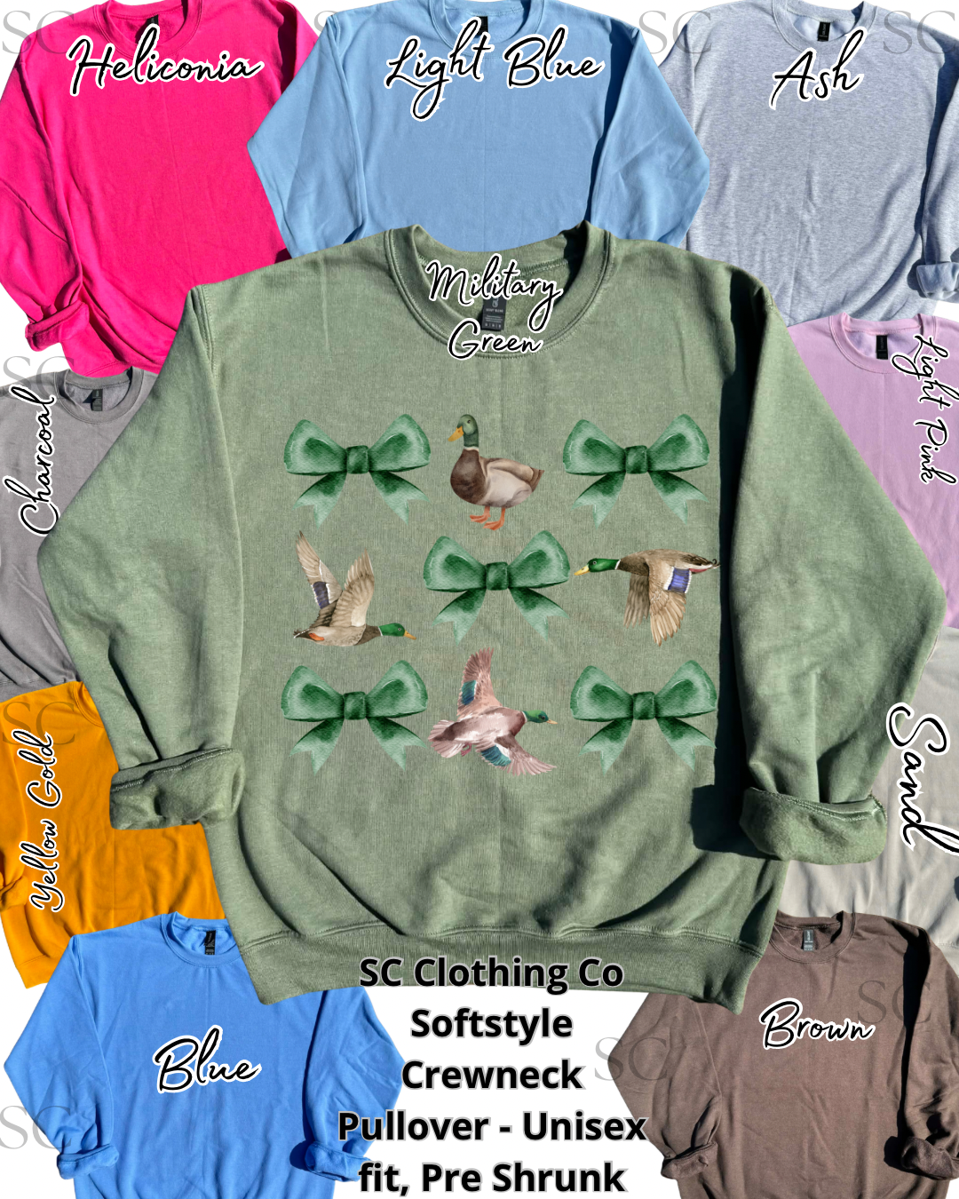 Pullover Ducks & Bows