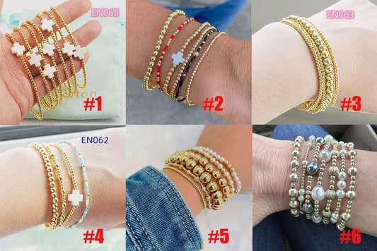 EN bracelet stack