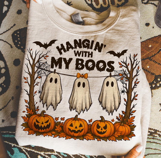 Hangin’ with my boos Pullover