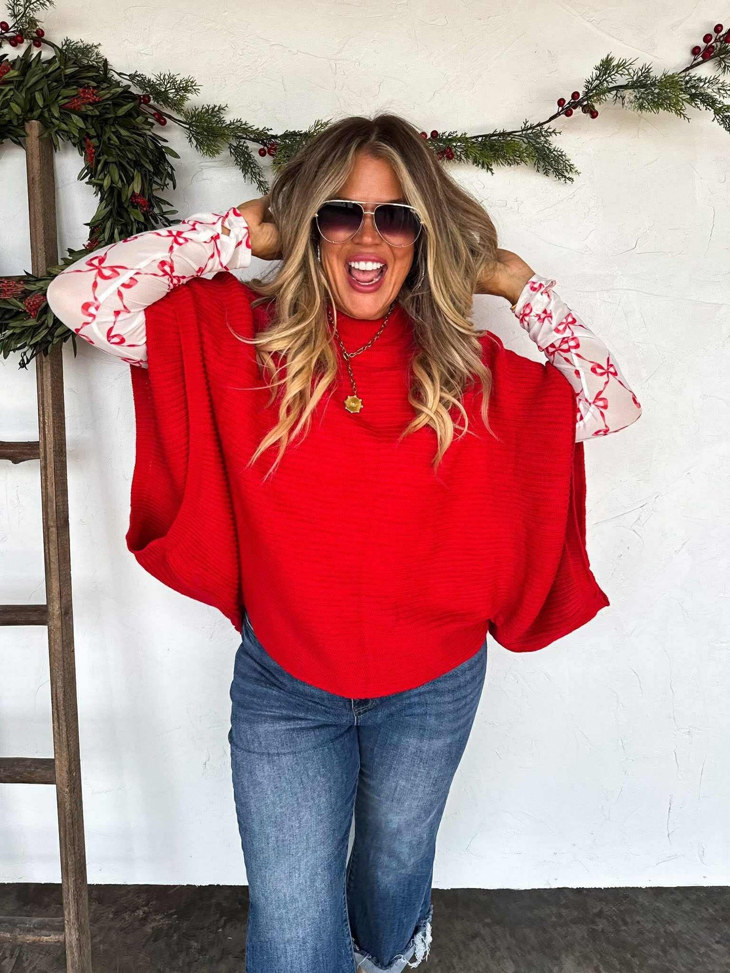 Poncho Style Sweater