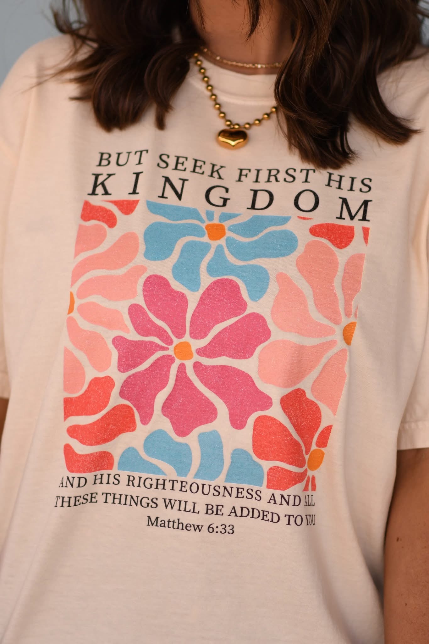 Seek First His Kingdom ADULT TEE OR PULLOVER
