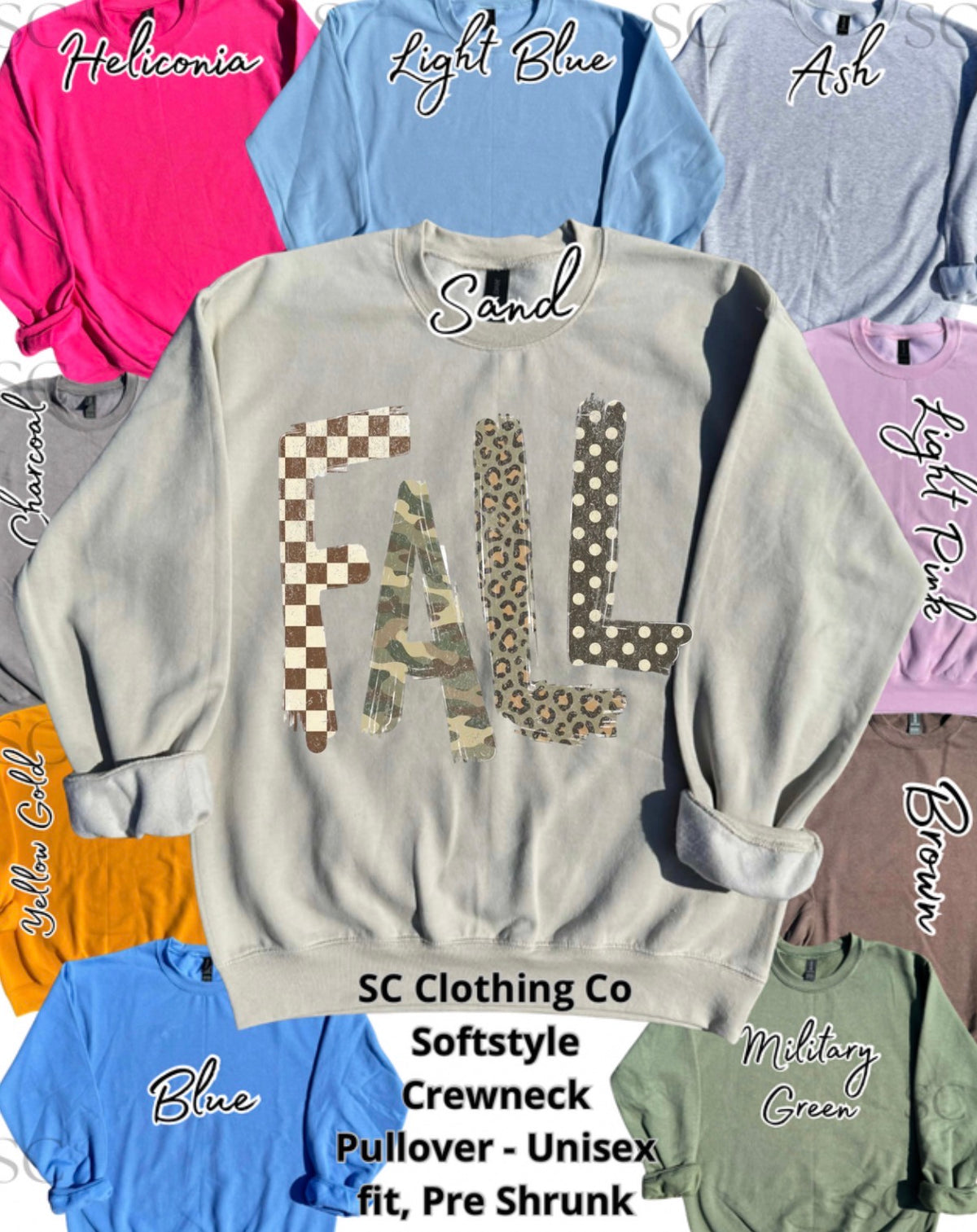 Fall Camo Pullover