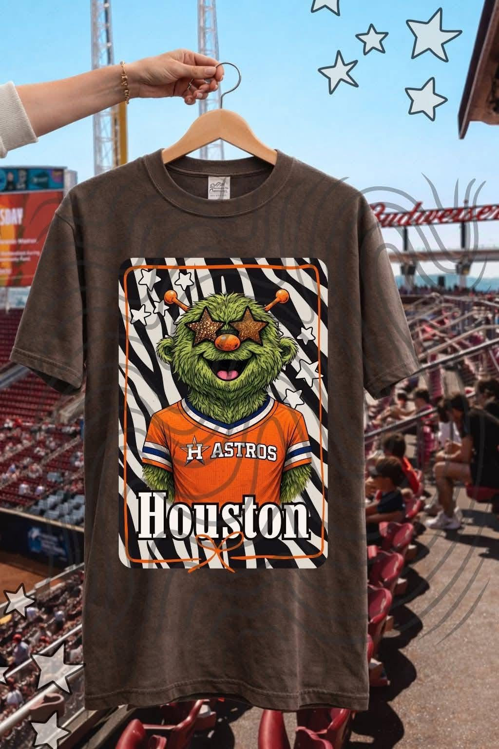 H Town Zebra Comfort Colors Tee