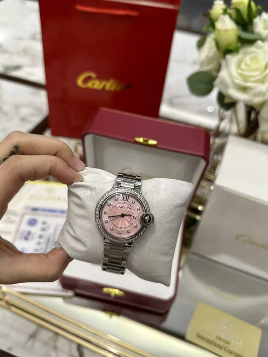 Pink Face R watch with box