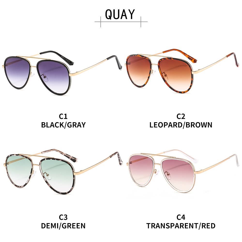 Sunglasses w case qua