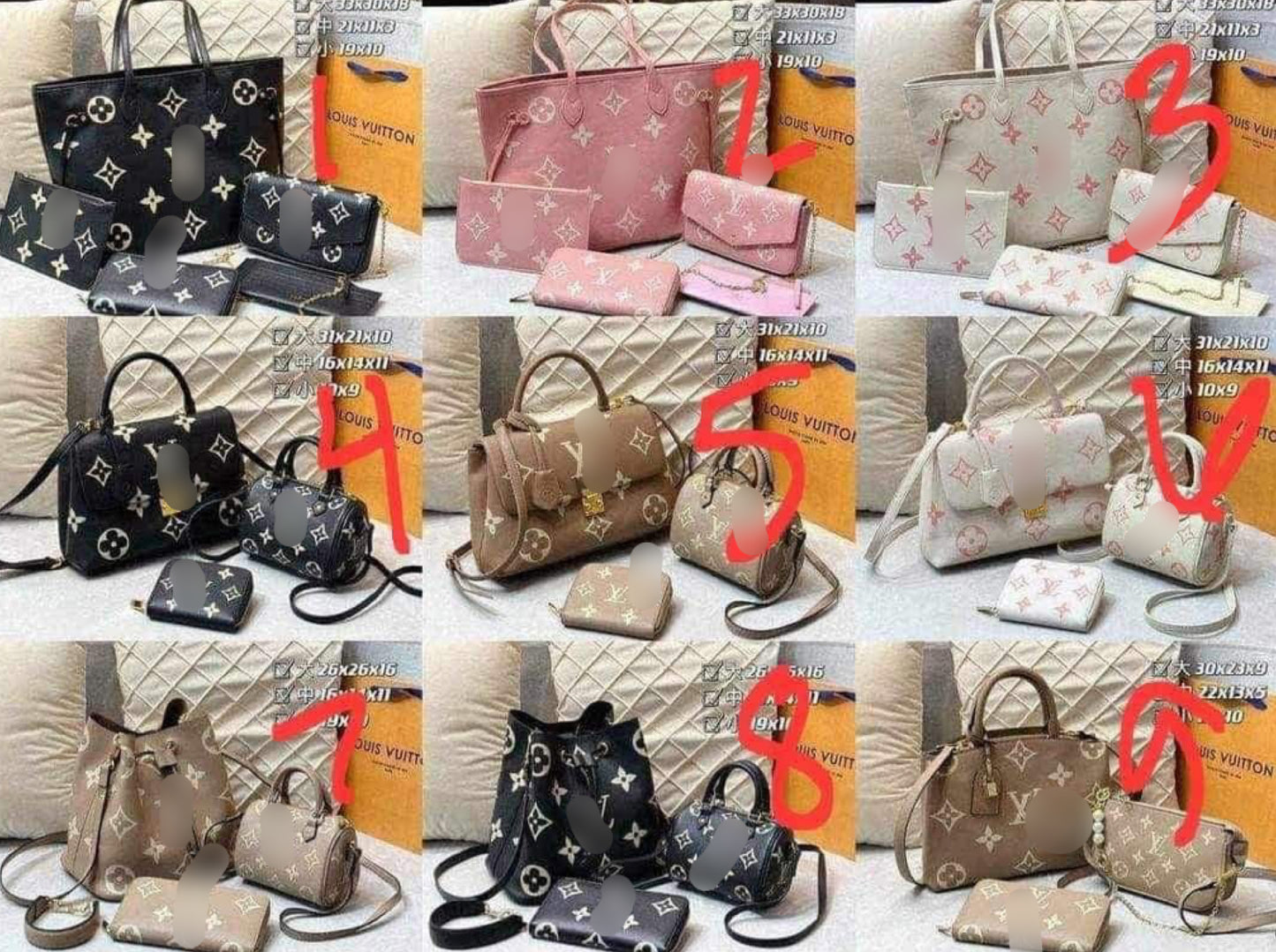 Bag set vee