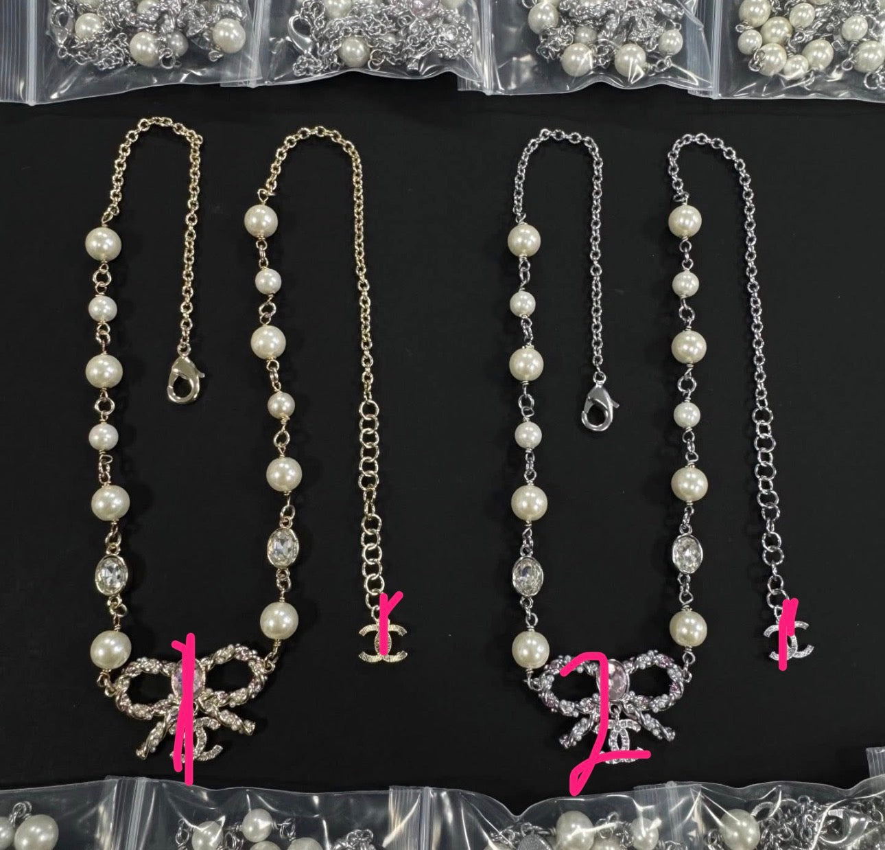 Double C necklace