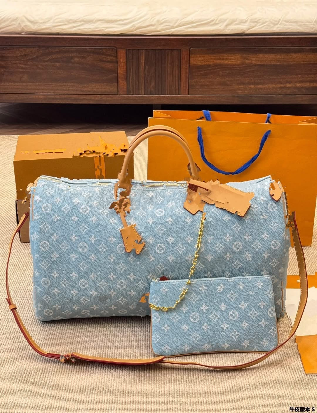 Blue Denim Vee Travel {item #107}