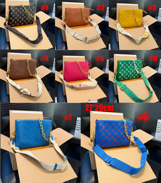 More colors Cousin w gold chain & upgraded strap