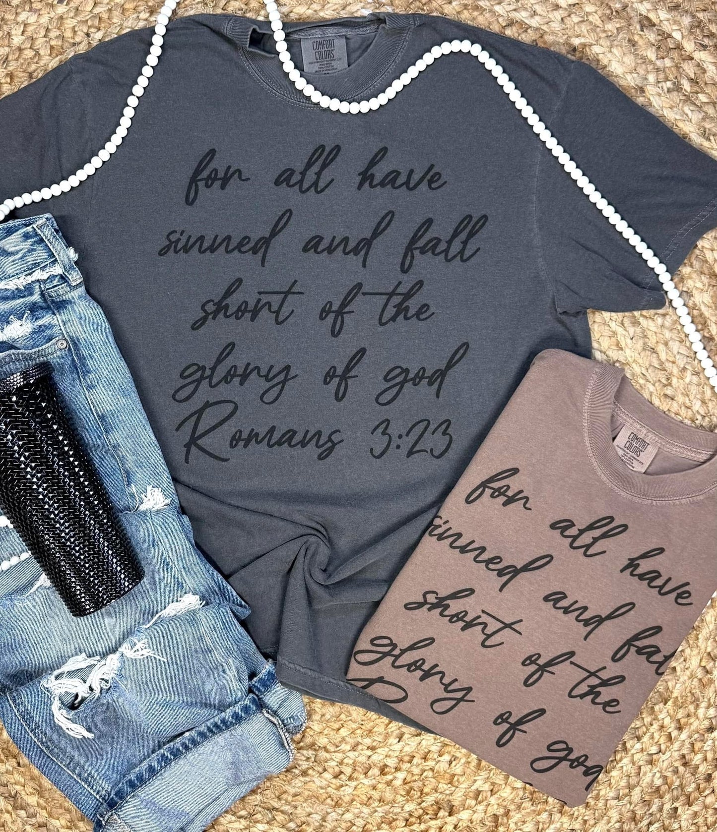 Romans 3:23 ADULT TEE OR PULLOVER