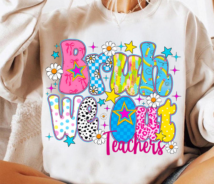 Bruh we out ADULT TEE OR PULLOVER