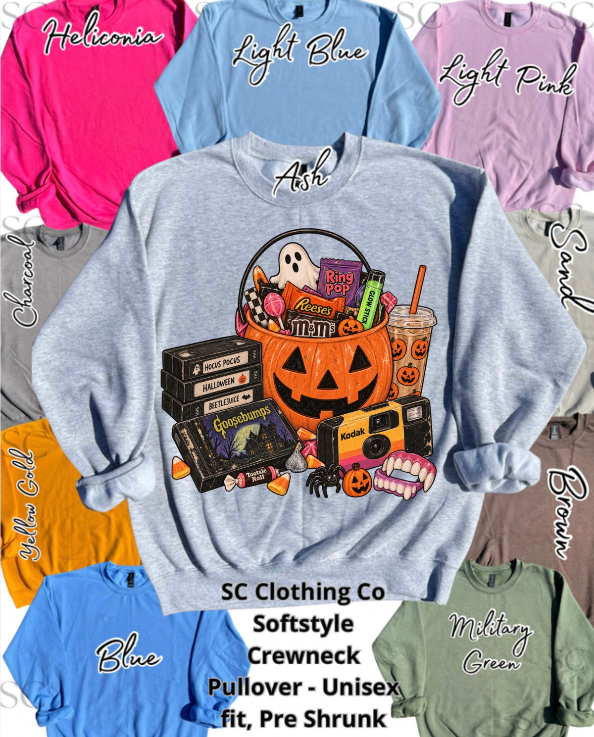 Halloween Time Pullover Kelly