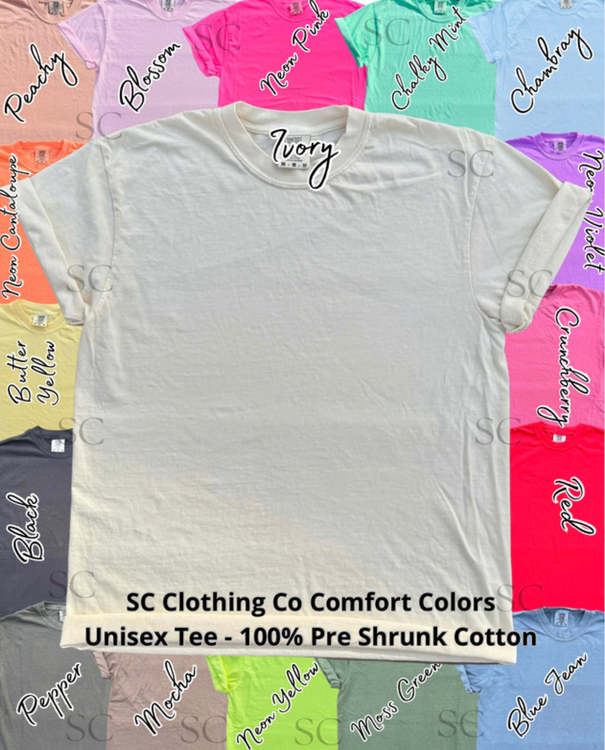 Halloween Town Pocket Comfort Colors Tee
