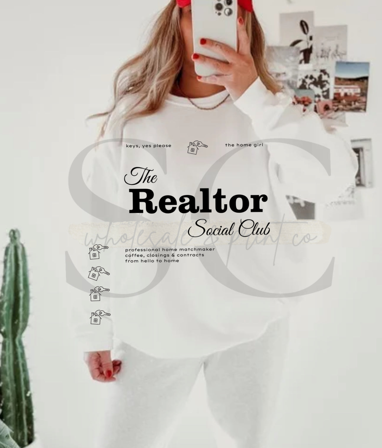 Realtor Social Club Pullover ANY COLOR