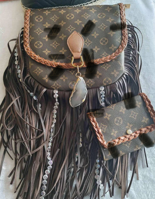 Vintage Boho Vibes Crossbody + Pouch