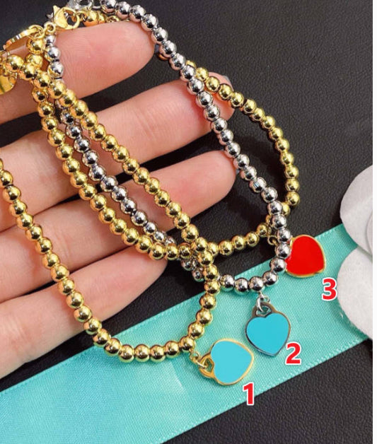 T&C heart bracelet