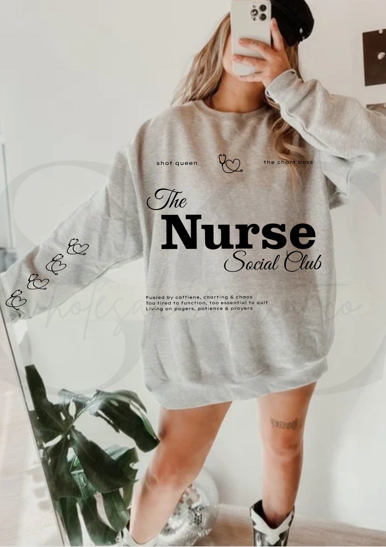 Nurse Social Club Pullover ANY COLOR