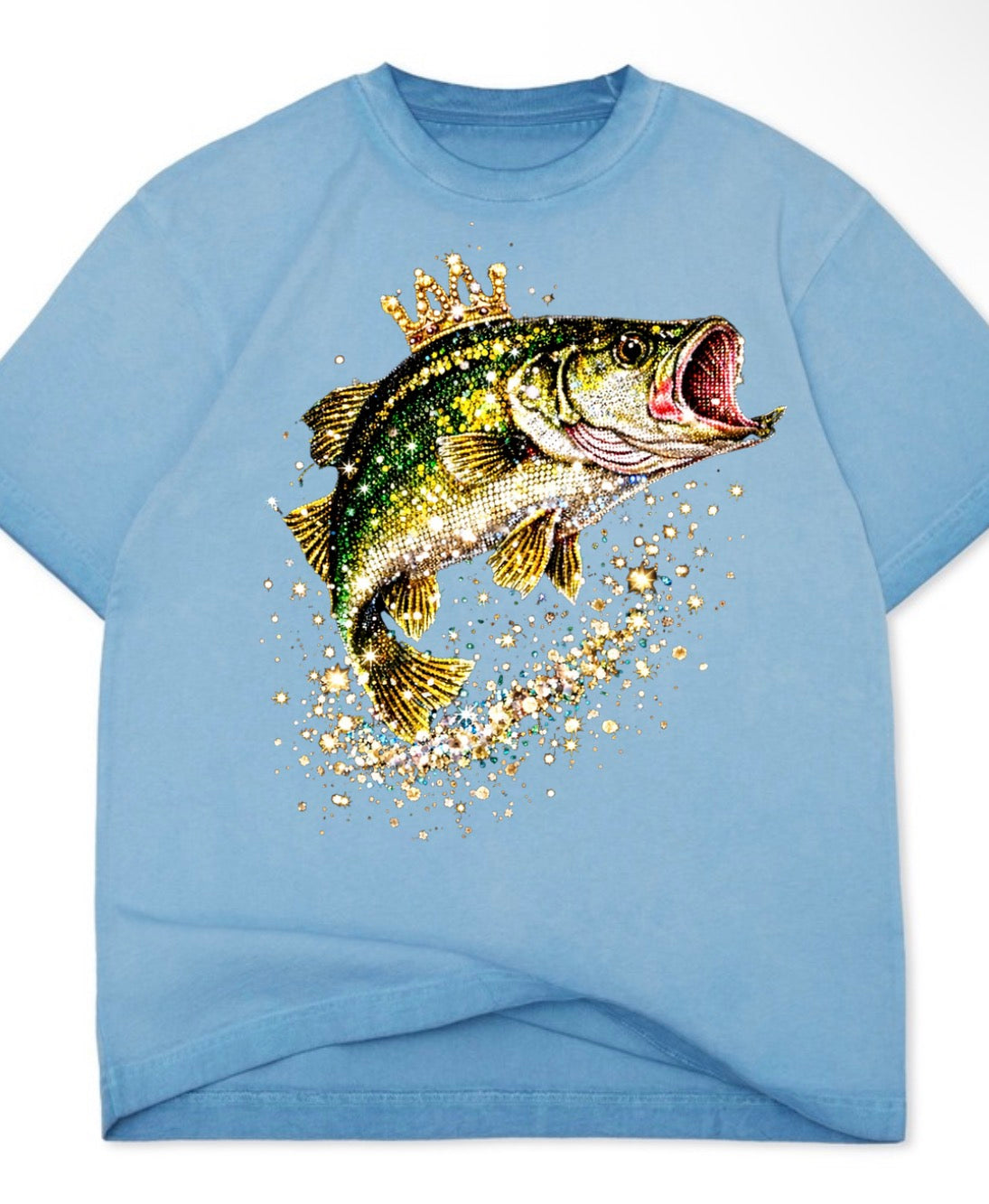 Queen of Bass Oil Slick Oversized Tee