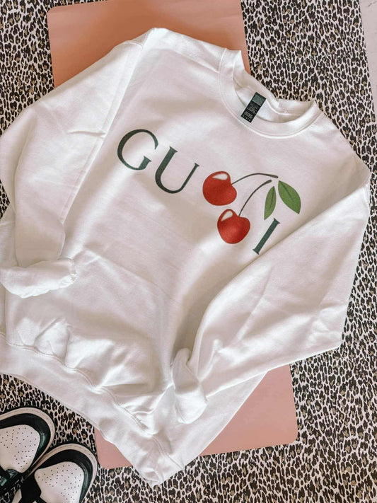 G cherry ADULT TEE OR PULLOVER