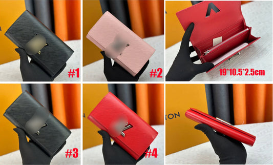 Vee twist wallet