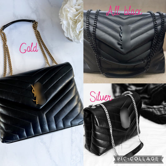 Y leather shoulder bag