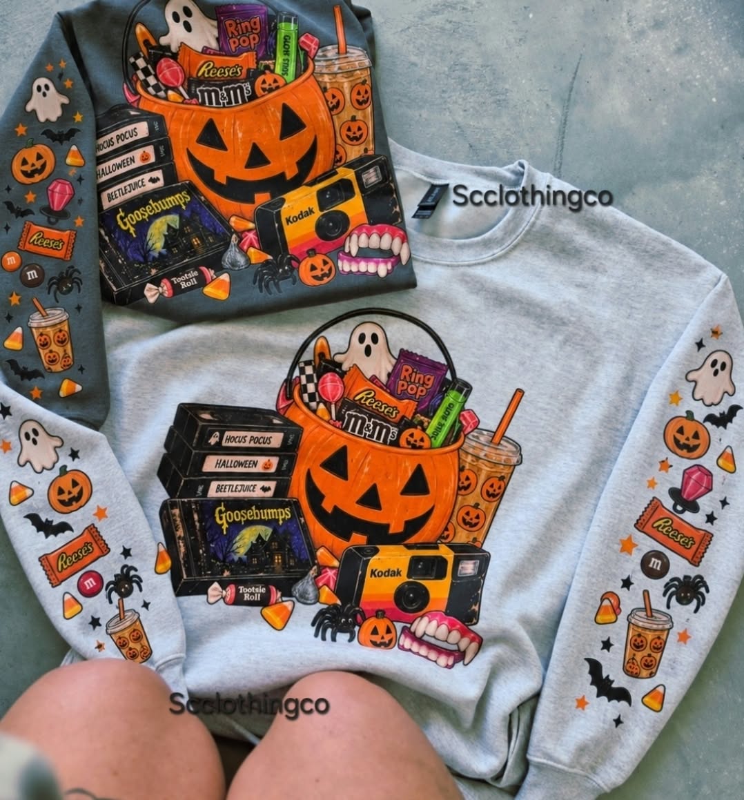 Halloween Time SLEEVE DETAIL Pullover