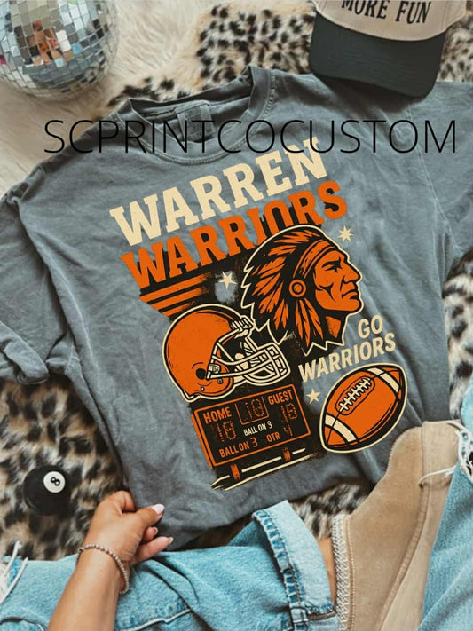 Warriors Comfort Color Tee
