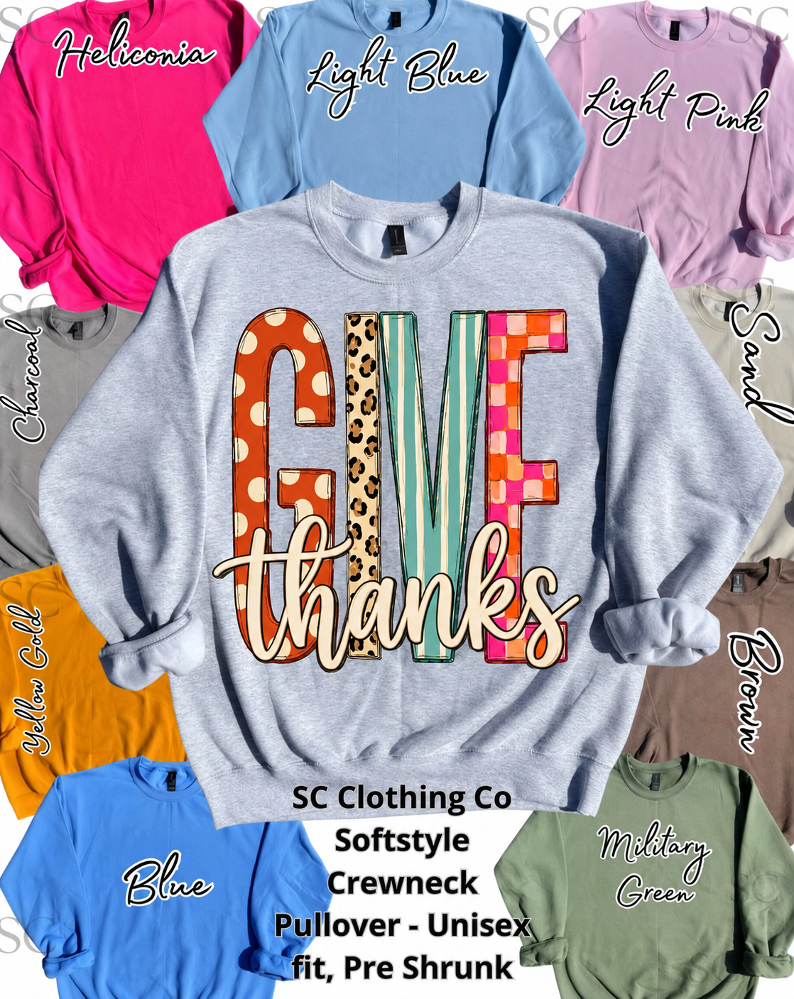 Give Thanks Pullover