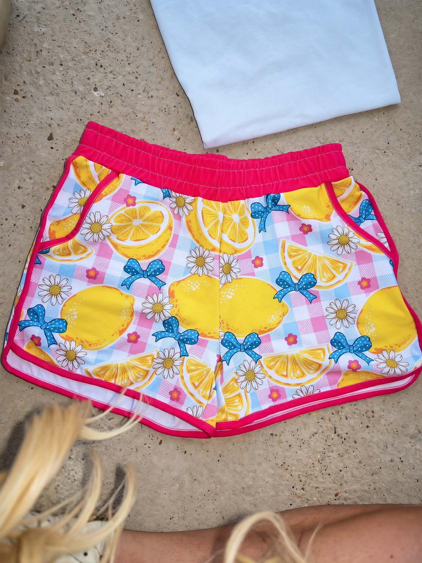 Gingham Lemon Shorts *IN STOCK*