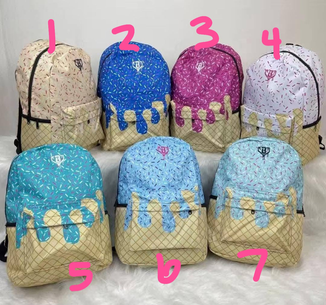 Back To School drip Backpack