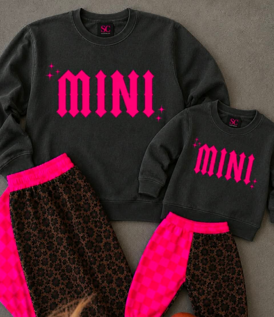Mini Vibrant Pink Pullover Youth