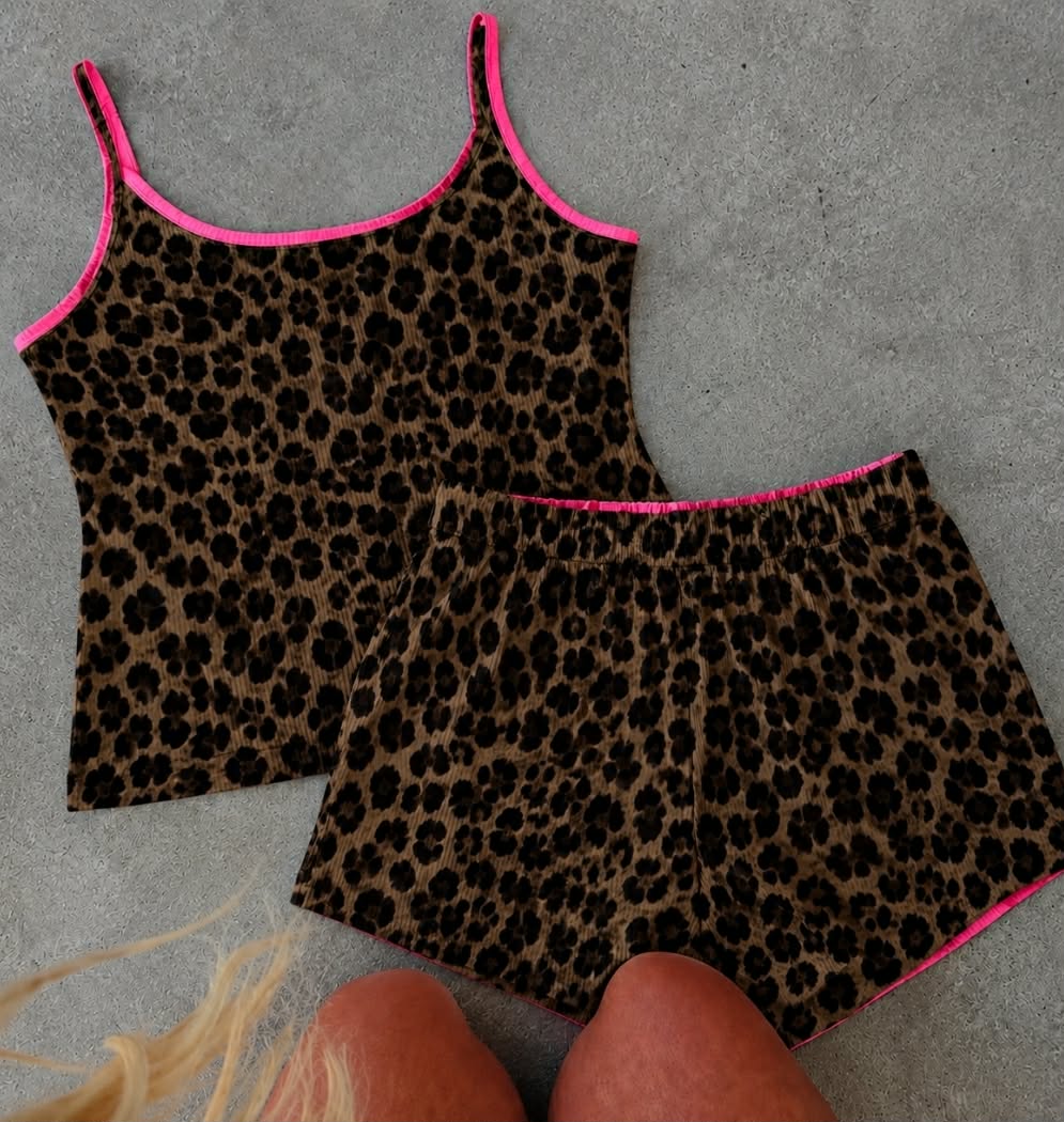 Wild Babes Ribbed stretchy lounge set TWO PIECE Set {Tank + Shorts} Youth & Adult Pre order Delivering to you late AUGUST mid SEPT SC Custom Piece