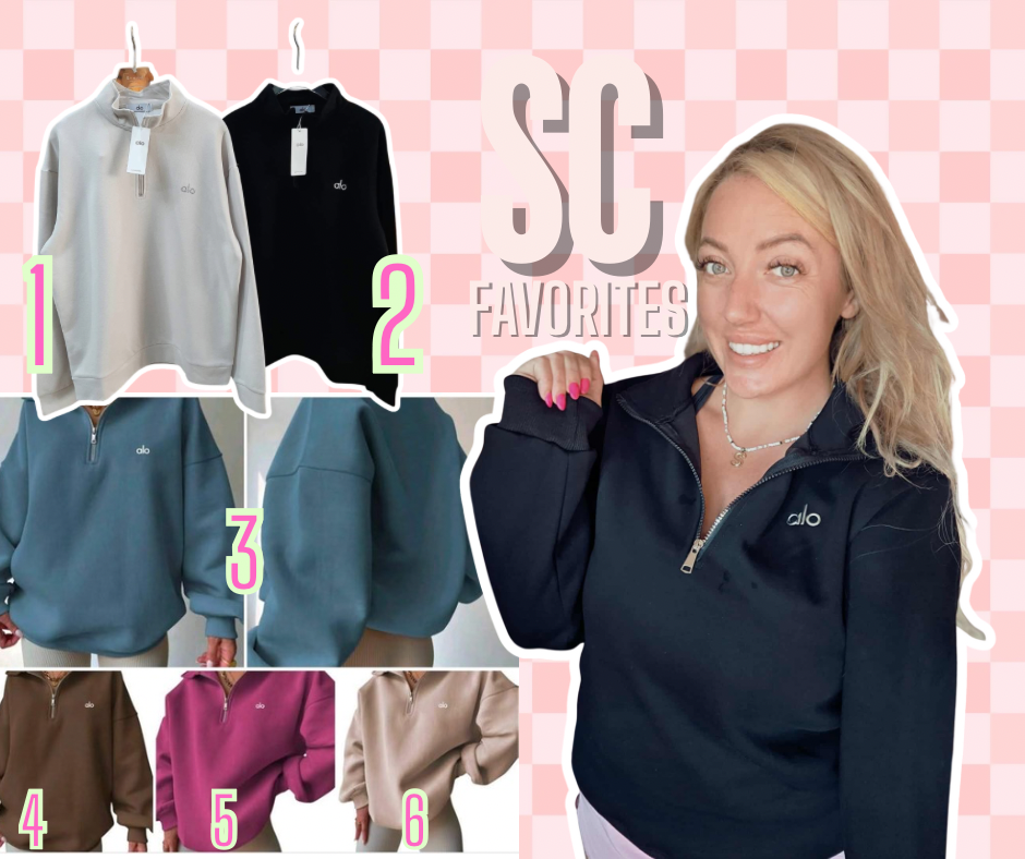 A lo quarter zip