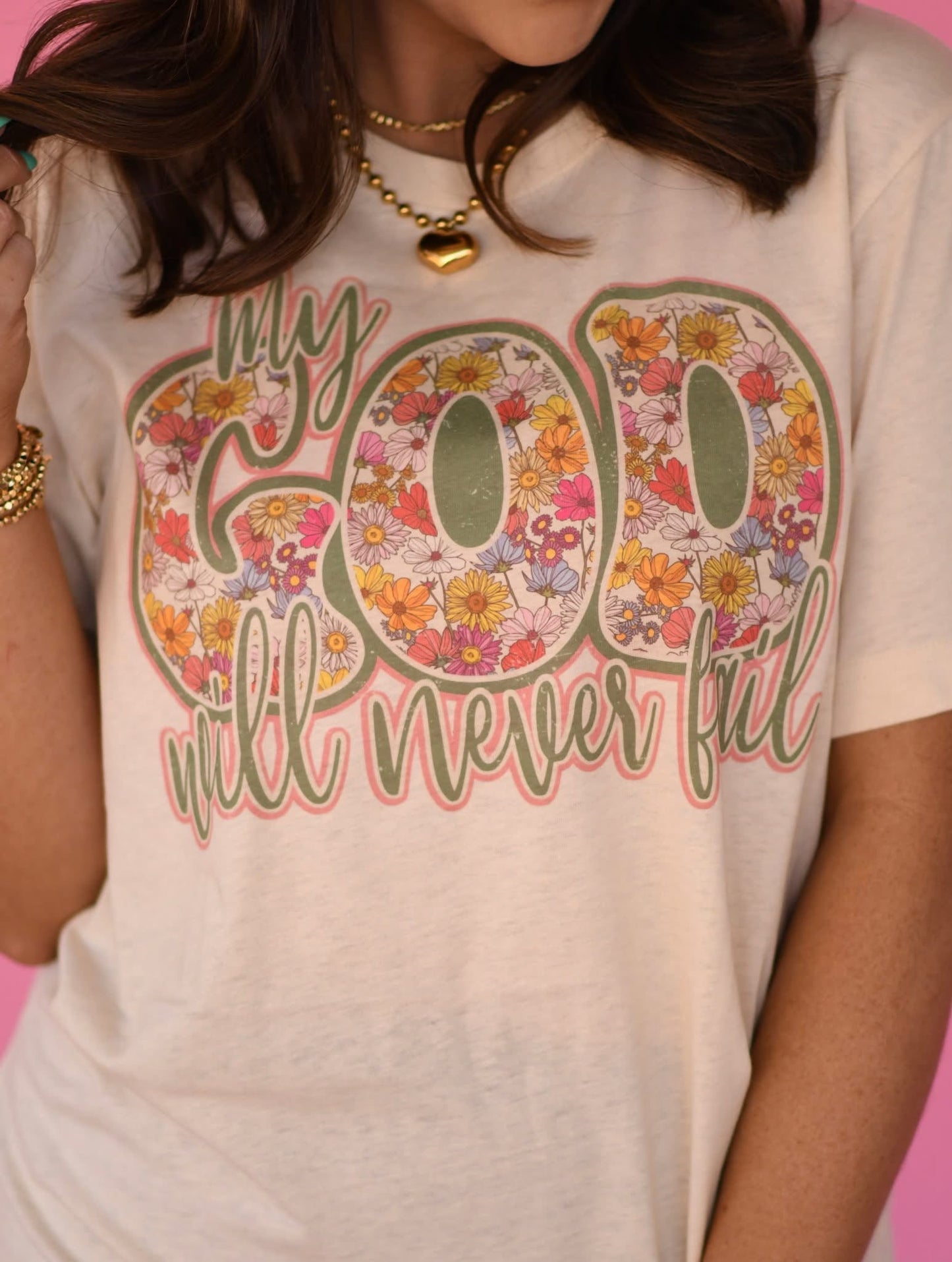 My God Will Never Fail Tee or Pullover