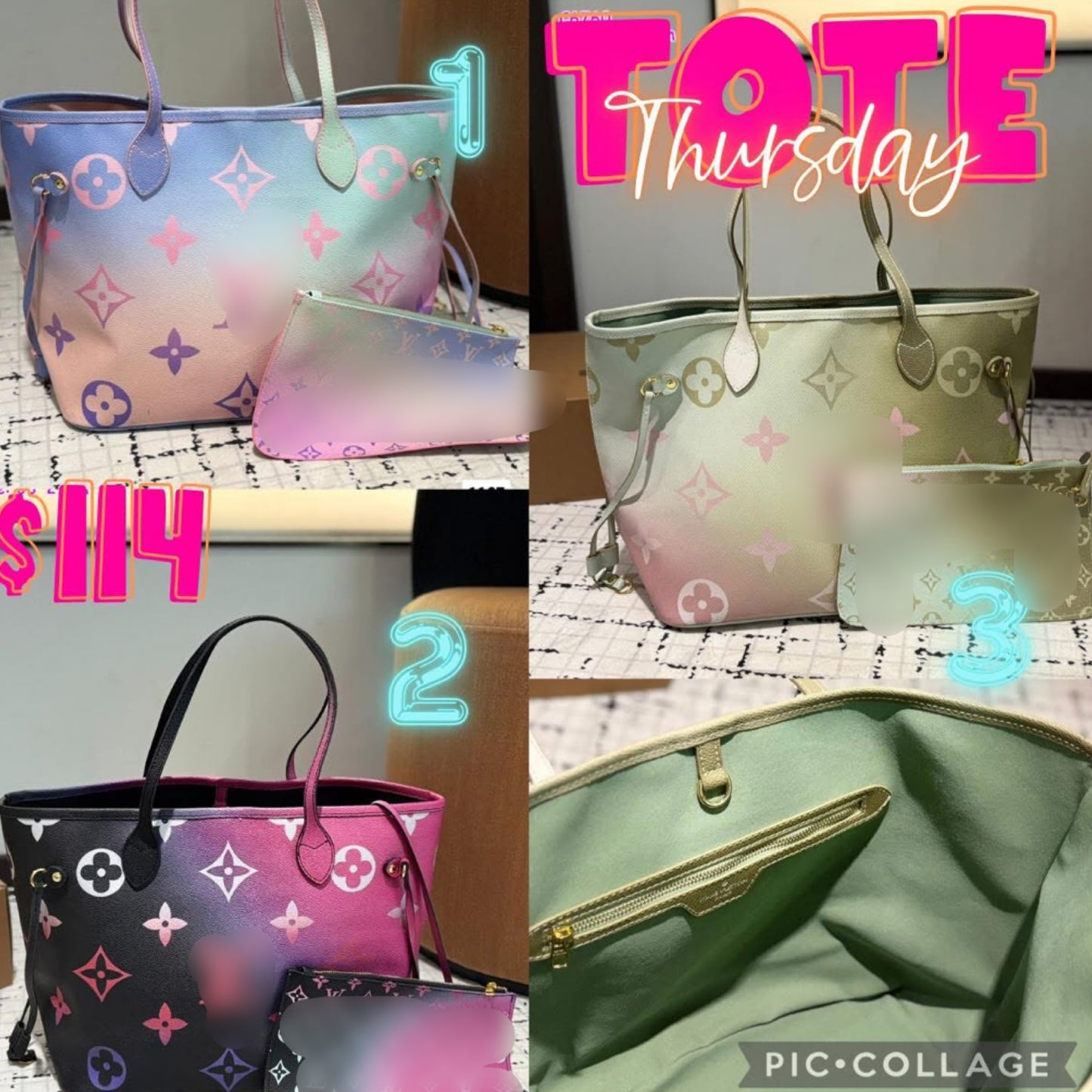 Summer NF with insert Tote