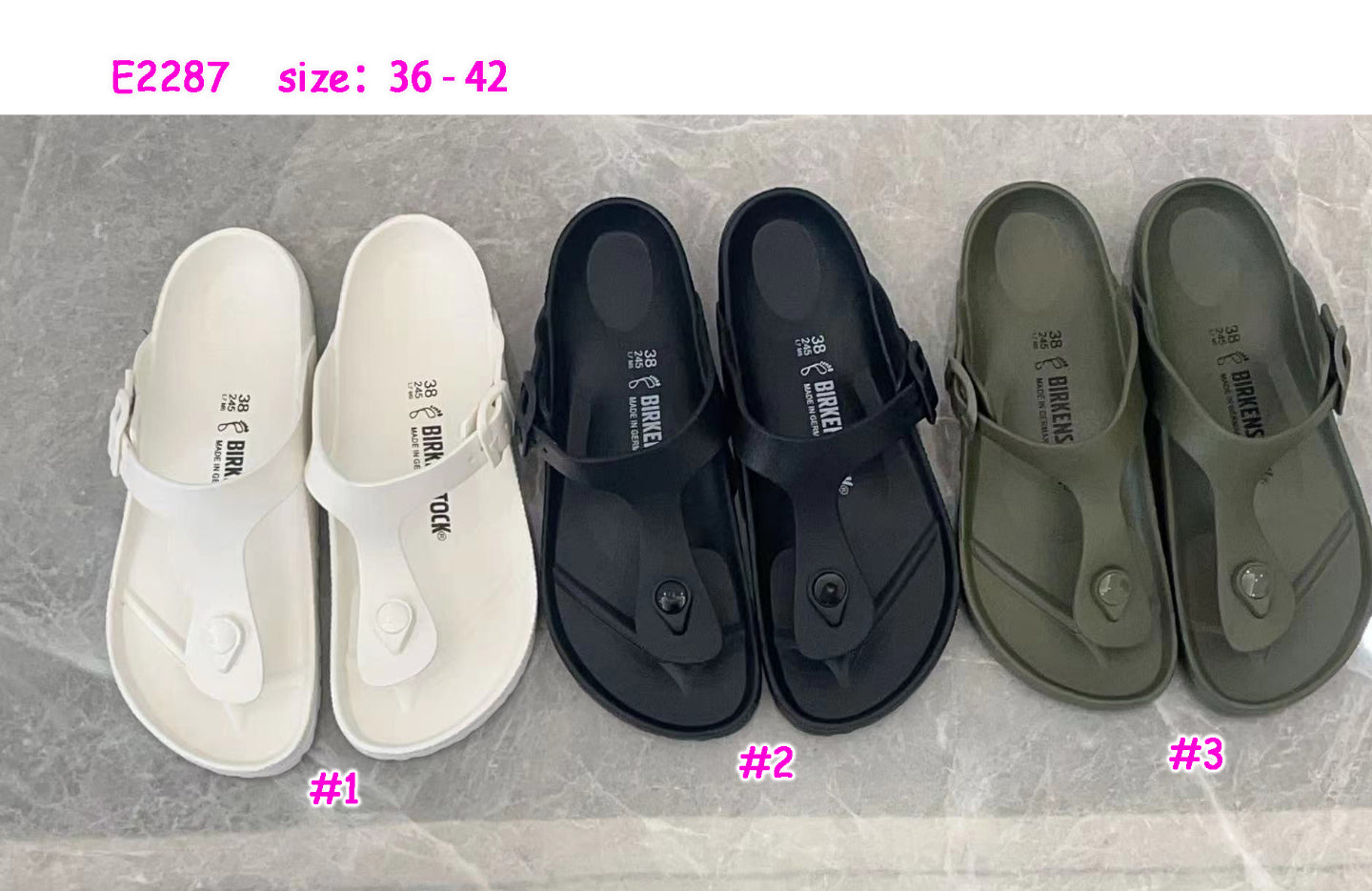 Thong style birk sandal